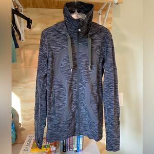 lululemon athletica Gray Zip-Up Hoodie